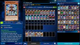 ACCOUNT WITH FORTUNE LADY'S, Y BLUE EYES COMPLETES AND SEVERAL STAPLES, USD 10