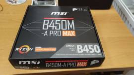 Vendo placa base MSI B450M-A PRO MAX, € 50