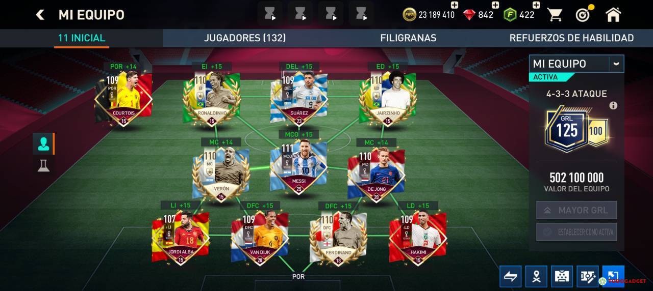 Conta Fifa Mobile Ger 125 - DFG