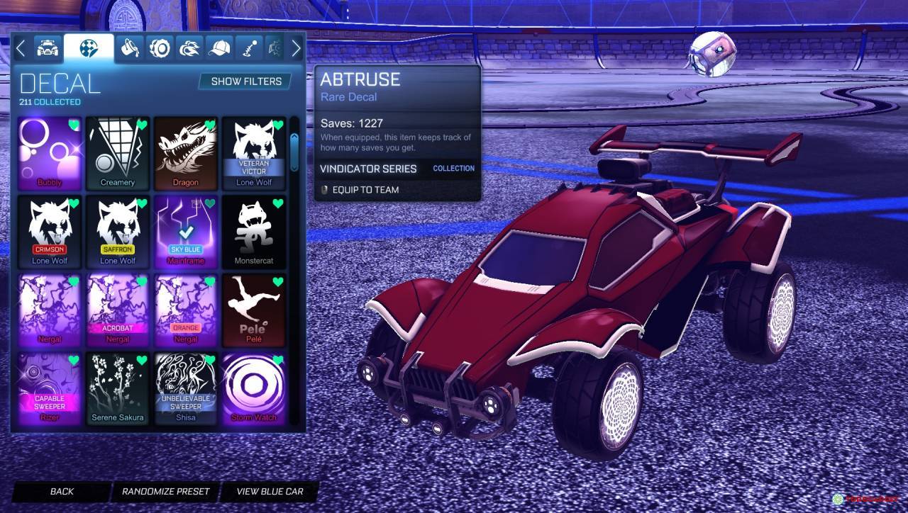 Rocket League account, GC 3, with an approximate value of more than $7