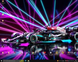 F1 Mercedes 2021 Neon wallpaper engine, USD 0.99