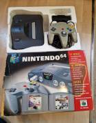 For sale Nintendo 64 console with box, 1 controller and 2 games, USD 175