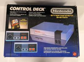 For sale Nintendo NTSC console with controls, cables and 1 game, USD 185