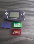 For sale Game Boy Advance Purple with 2 games, € 50.00