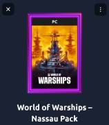 Pack Nassau de World of Warships , € 10