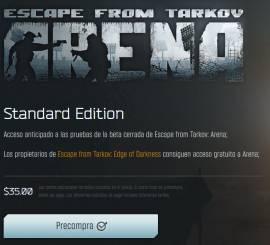  Escape from Tarkov: arena, USD 34
