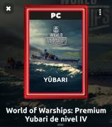 Vendo Barco Yubari World of warships, más 7 Días de Premium y más PC, USD 10.00