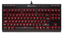 For sale Corsair K63 Cherry MX Red keyboard, red LED backlight, € 65