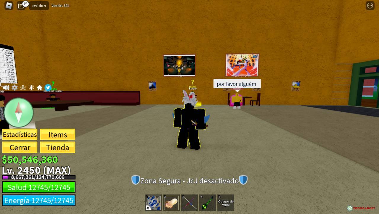 Blox Fruit Account Lv:2450Max