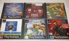 For sale batch of games for PS1 that includes 6 games, € 29.95