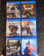 For sale lot of games for PS4, the pack includes 6 shooters, € 49.95