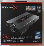 Sound BlasterX G6 Sound Card valid for PC and Consoles, € 75