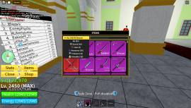 Account Blox Fruit - Level 2450 MAX - Godhuman + Dragon Fruit Max