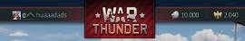 New War Thunder account with Premium Package, USD 60