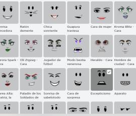 cara de hombre - Roblox