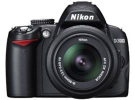 Nikon D3000 10.2 MP SLR camera for sale (Body), € 95