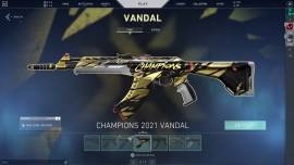PLATINUM LATAM ACCOUNT 1 WITH VALORANT CHAMPIONS SKIN PACK 2021, USD 300.00