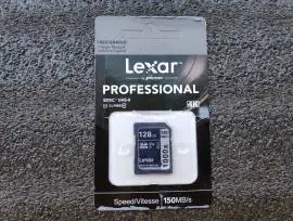 Se vende tarjeta de memoria Lexar 128GB SDXC clase 10 150MB/s, USD 30