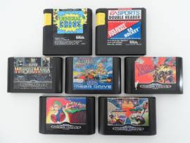 Lot of Mega Drive games for sale that includes a pack of 7 games PAL, € 65