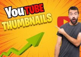 I will create a thumbnail for your YouTube channel, USD 5