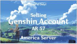 Cuenta Genshin America AR 57, € 200