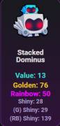 Stacked Dominus 84.9b, USD 0.50