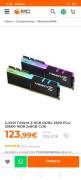 Memoria Ram. G.Skill Trident Z RGB DDR4 3200 PC4-25600 16GB 2x8GB CL16, € 115