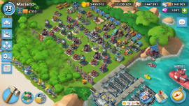 Vendo cuenta Boom Beach nivel 73, USD 100.00