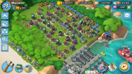 Vendo cuenta Boom Beach nivel 73, USD 100