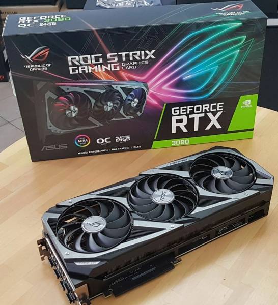 Se vende tarjeta gráfica Asus Rog Strix RTX 3090 24GB OC GDDR6X, € 995.00