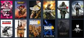 Cuenta de Steam con +170 games, USD 3,200