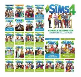 Origin account + Sims 4 and expansions, € 150