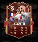 Carta TOTY FUT CHAMPS de lacazette + 10.000.000 de monedas madfut 23, USD 1