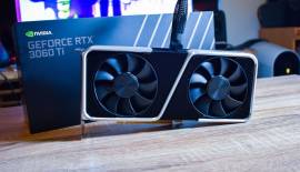 For sale Graphics Cards RTX 3060 Ti Founders Edition 8GB like new, USD 425