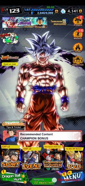 CUENTA DRAGON BALL LEGENDS