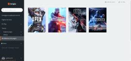 Selling origin account with 3 games, USD 38.00