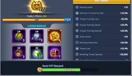 League of Kingdoms account on sale vip level 17 , lord level 50, USD 800