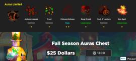 Roblox - Swordburst 2 - Fall Season Auras Chest [Limited], USD 25