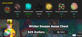 Roblox - Swordburst 2 - Winter Season Auras Chest [Limited], USD 25