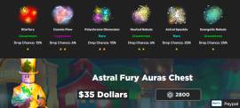 Roblox - Swordburst 2 - Astral Fury Auras Chest, USD 35