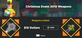 Roblox - Heroes Online - Christmas Event 2019 Weapons [Limited], USD 15