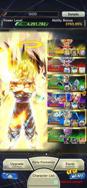 CUENTA DRAGON BALL LEGENDS