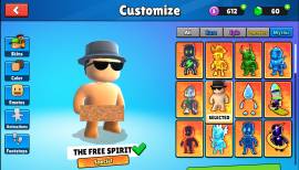 Stumble Guys Account With 220 Skins + All emotes Steam, € 35.99