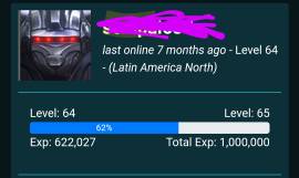 I sell paladins account lv 64 Lan with exclusive skins, USD 25