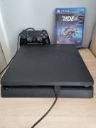 For sale PS4 Slim console 500GB with Ride 4 game and 1 controller, € 225