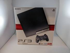 PS3 Slim 120GB Console for sale with box and 2 controllers, € 175