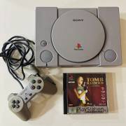 PS1 console for sale with 1 game included, € 80