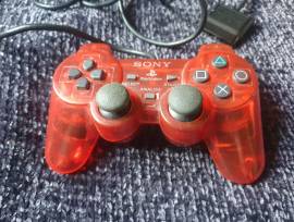 En venta mando de PS1 oficial color rojo transparente, € 25