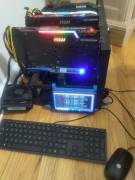 En venta Rig de mineria con 5 GPU EVGA 1000W PSU 200-220MH/s, USD 1,350.00