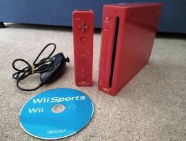 For sale console Nintendo Wii Pink + Wii sport, USD 60